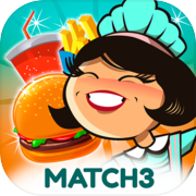 Super Burger Match 3: Emocionantes rompecabezas populares