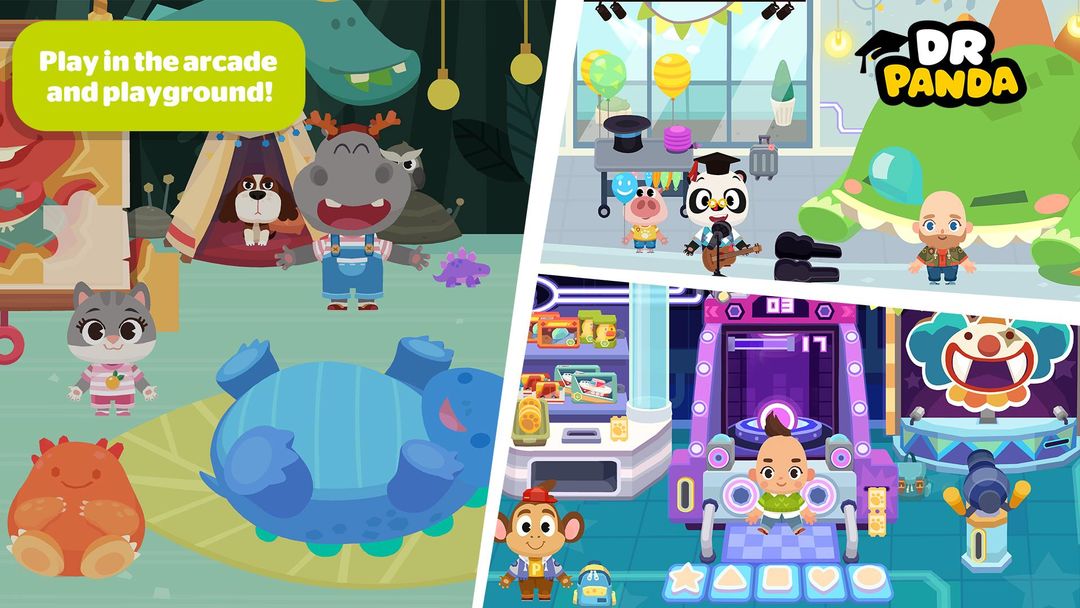 Dr. Panda Town: Mall screenshot game