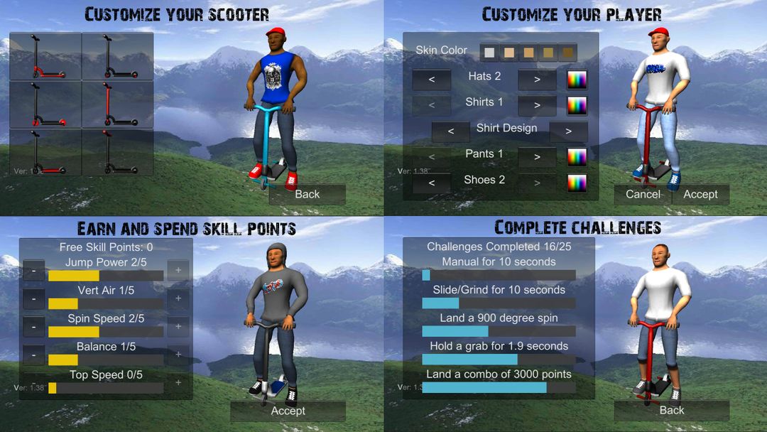 Screenshot of Scooter Freestyle Extreme 3D