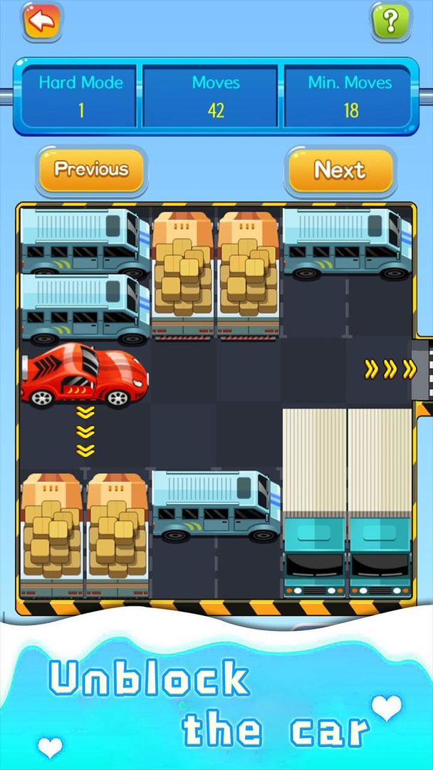 Car Flee - Unblock red car 게임 스크린 샷