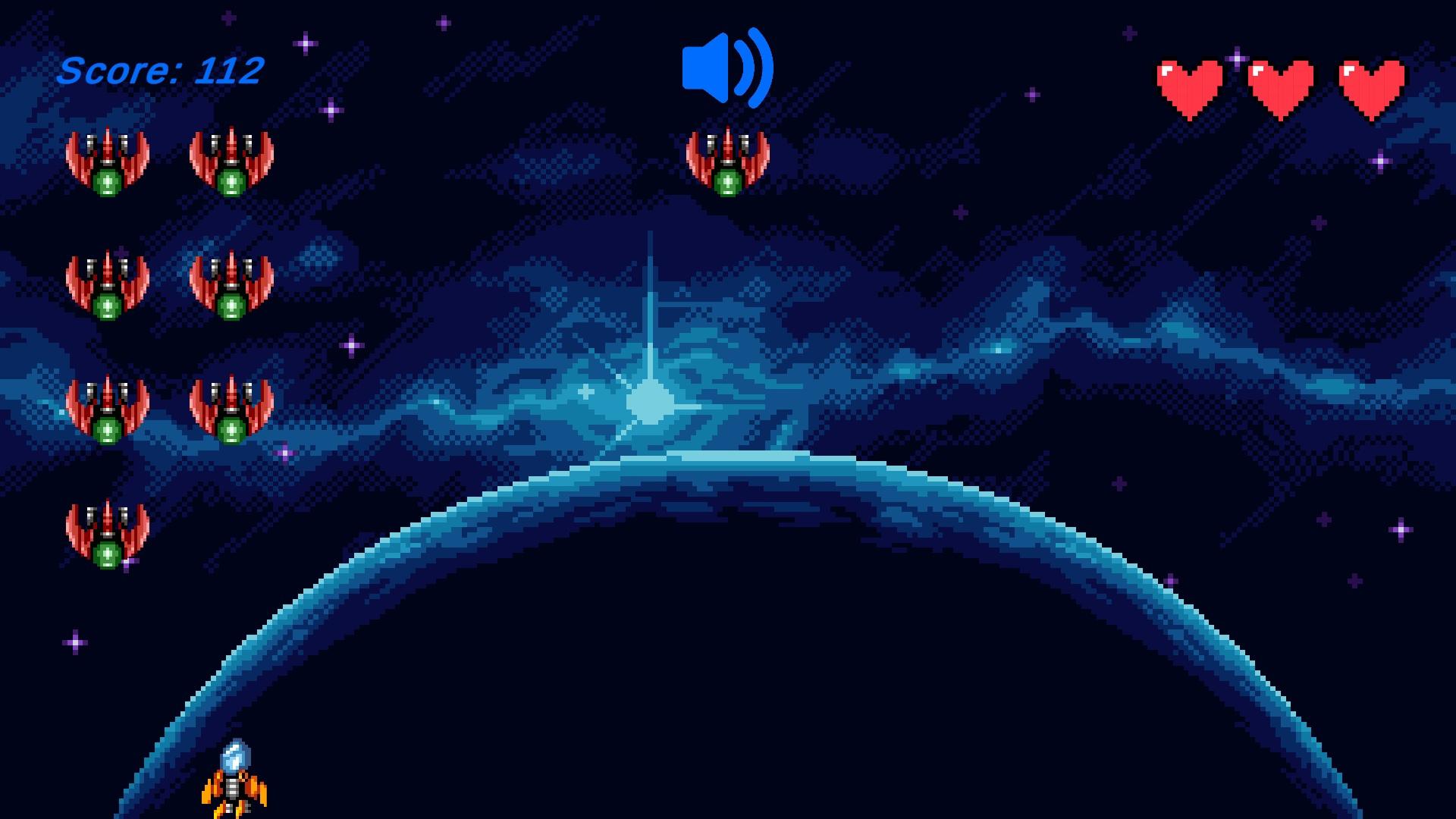 Space Invaders Game Screenshot