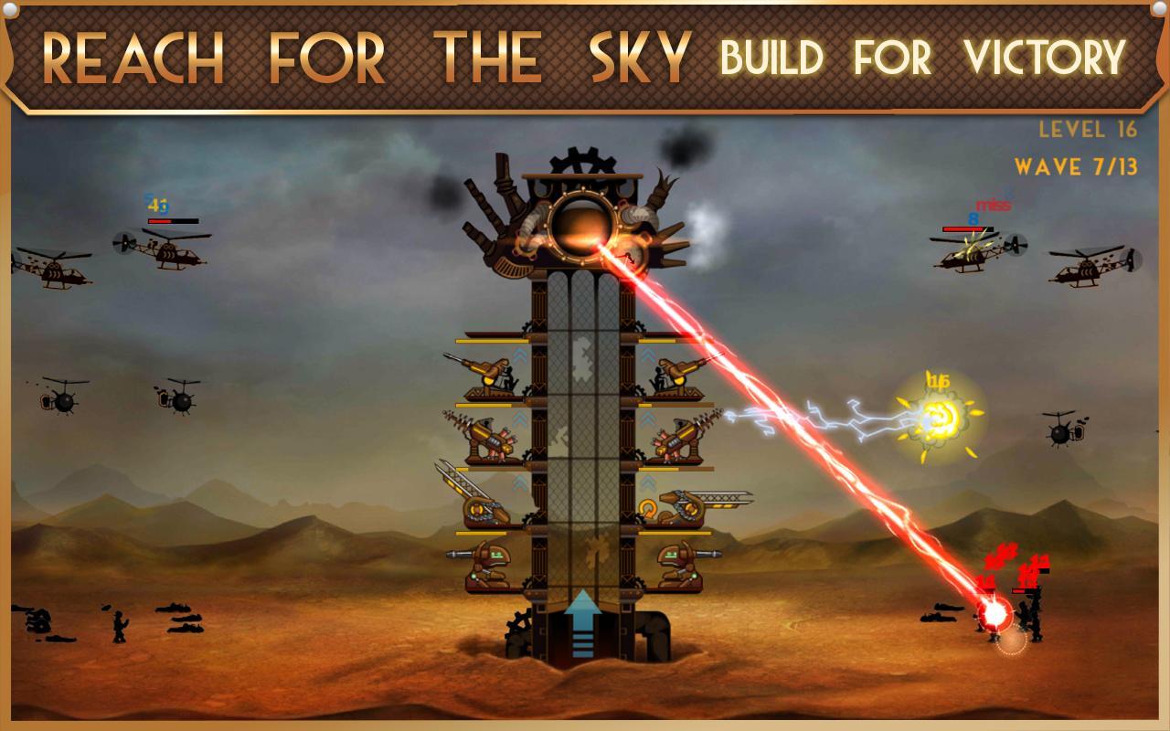 Steampunk Tower Game Screenshot