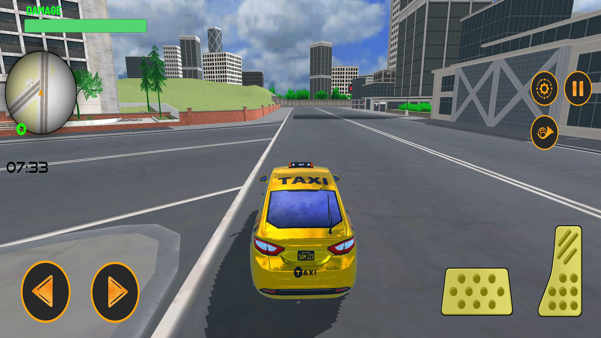 Crazy Taxi Driver: Taxi Game Game Screenshot