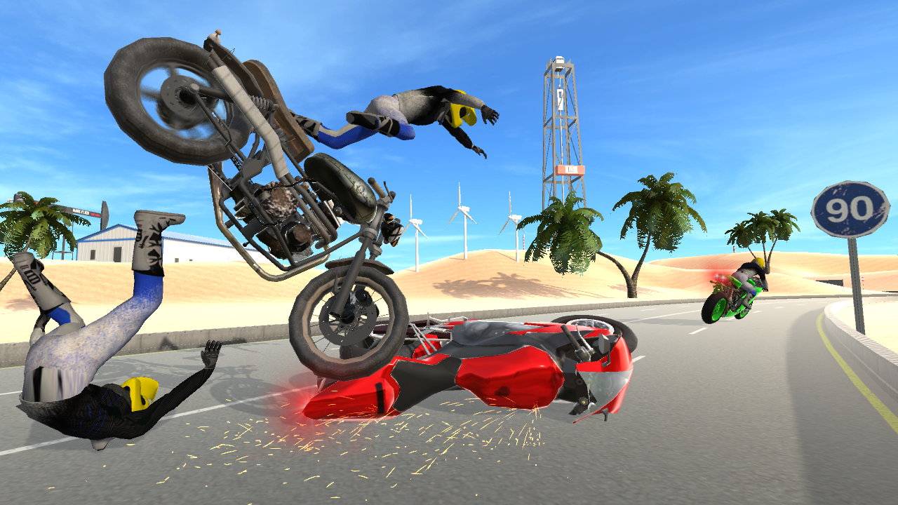 Screenshot 1 of Moto Cực 3D 1.4