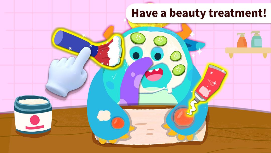 Screenshot of Little Panda's Monster Salon