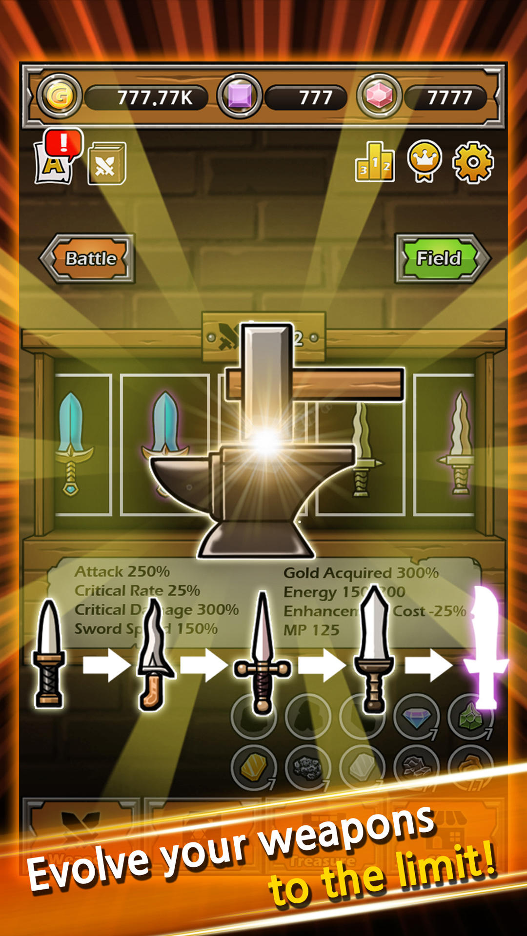 Blade Crafter Game Screenshot