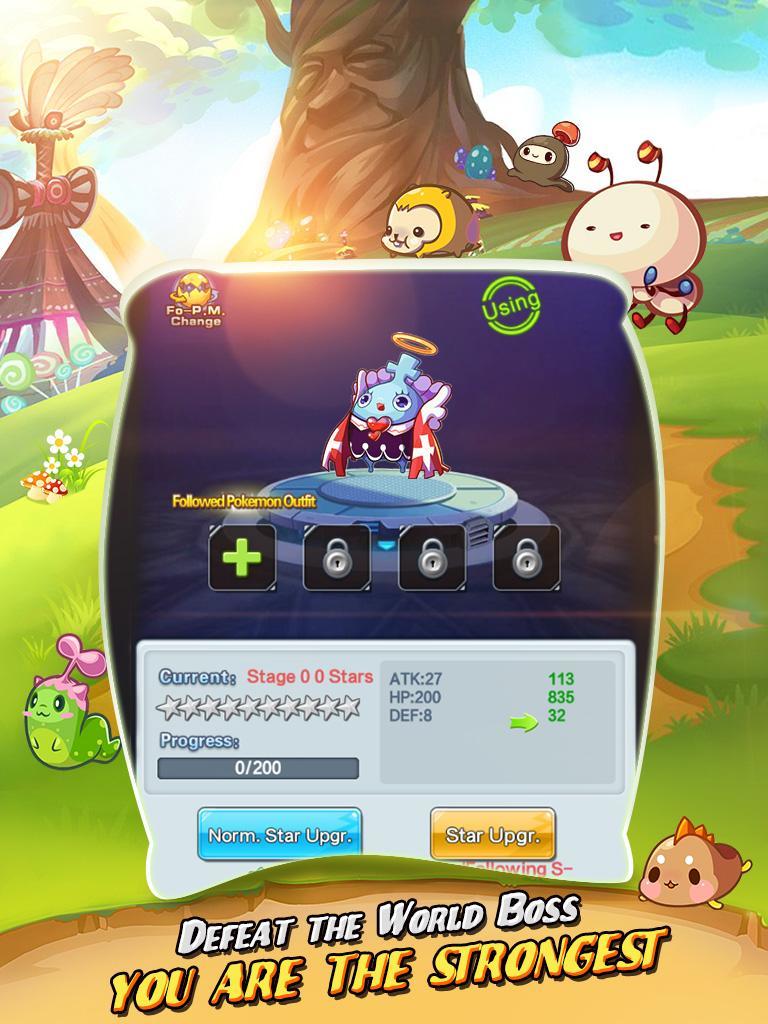 Monster League: Pillar of the sky Game Screenshot