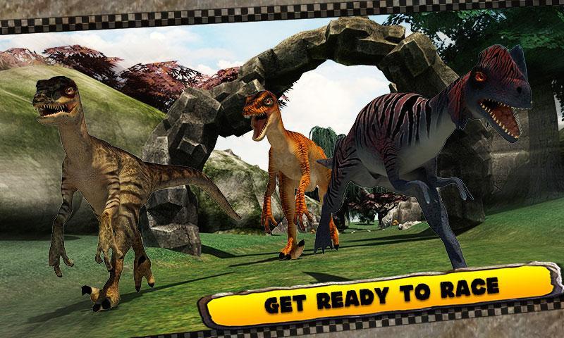Screenshot of Dinosaur Race 3D