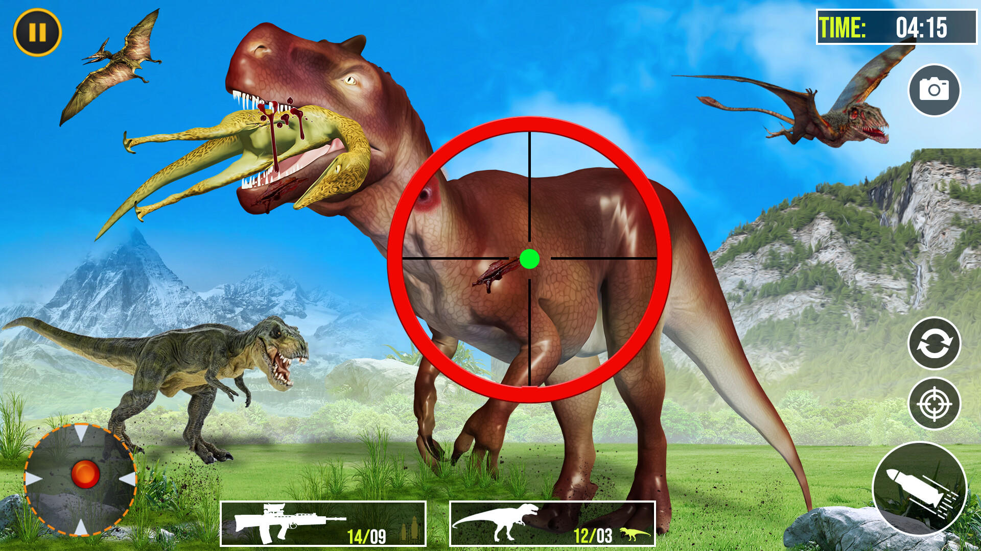 Dino Hunting - Sniper Game Game Screenshot