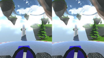 VR Stunt Car Racing Adventure Game Screenshot