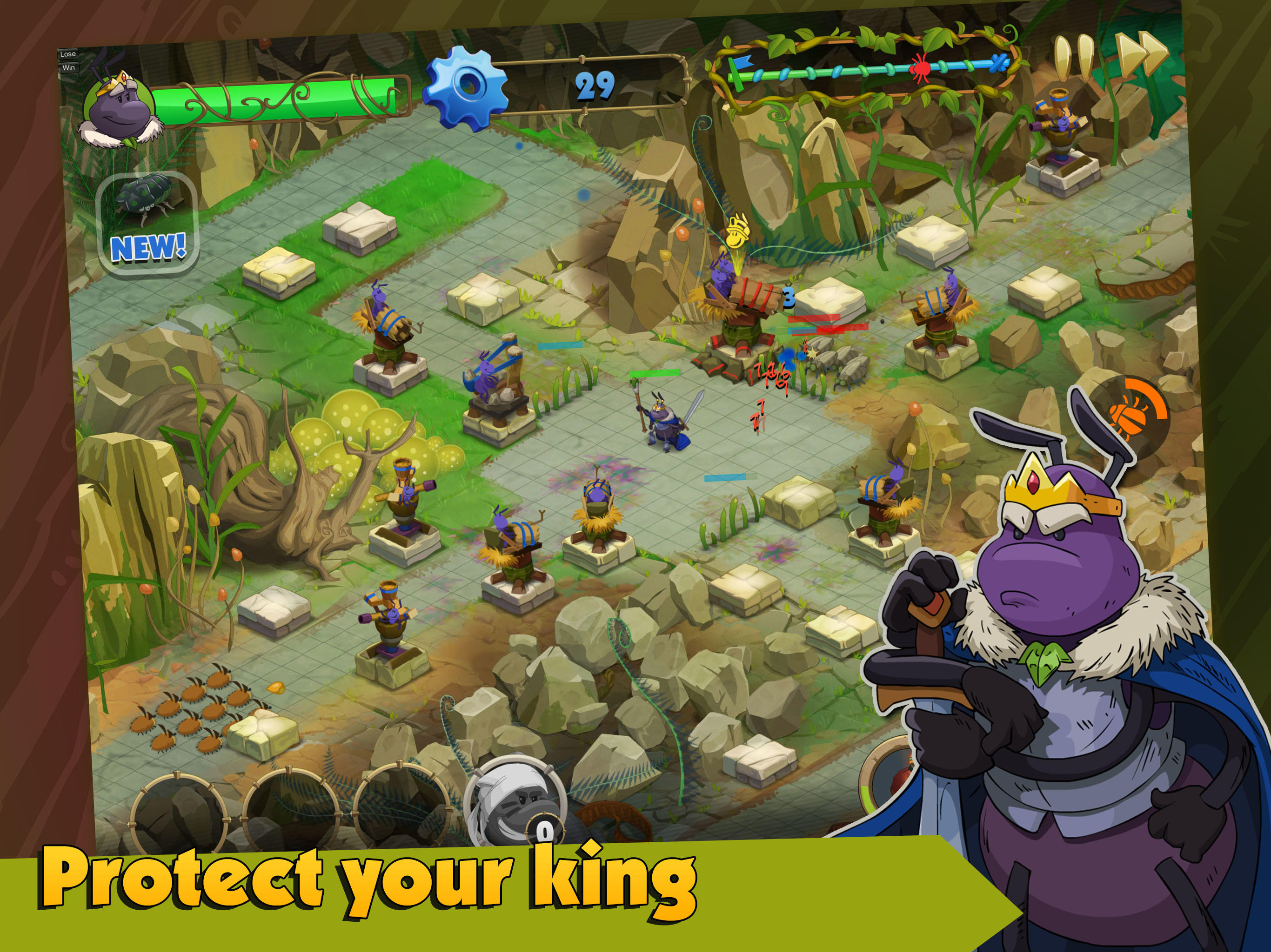 King of Bugs: Tower Defense android iOS apk download for free-TapTap