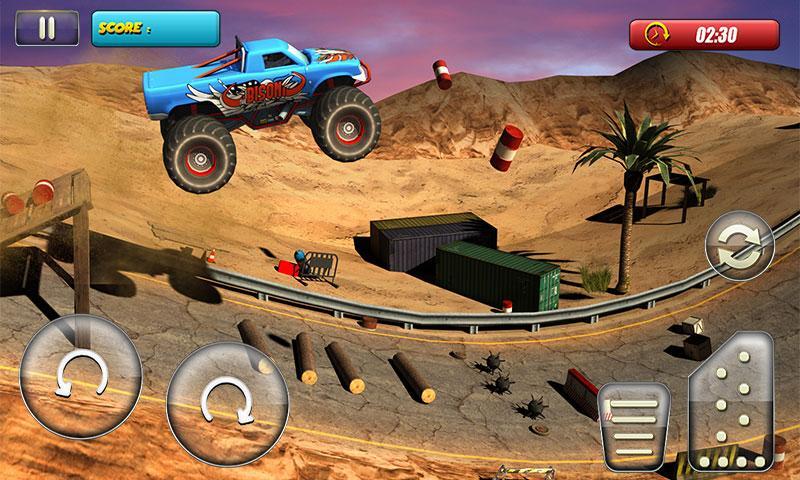 Monster Truck Rider 3D Game Screenshot