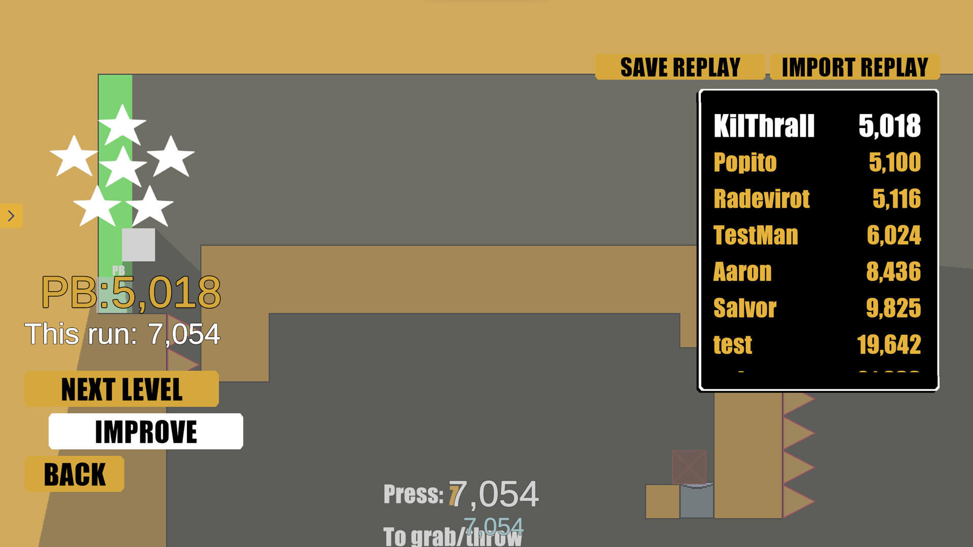 Pixel Dash Game Screenshot