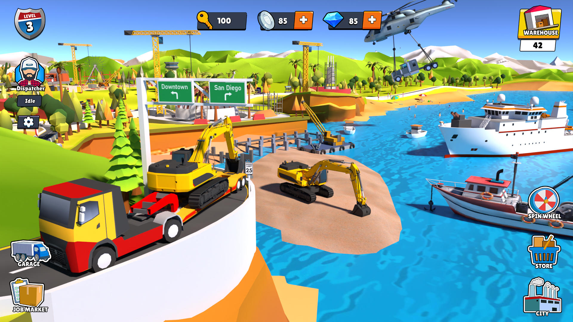 Truckrise: US Truck Empire Game Screenshot