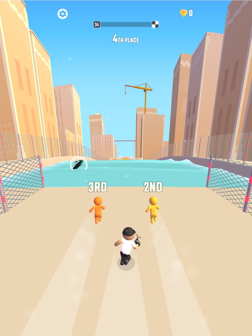 Screenshot of Swing Loops: Grapple Hook Race