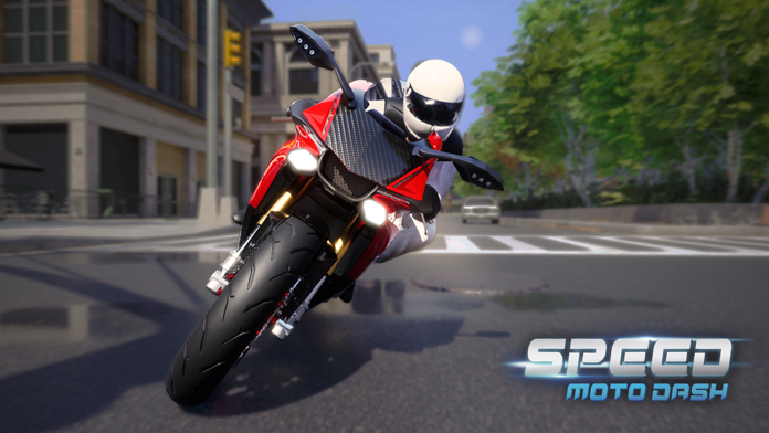 Screenshot 1 of Speed ​​Moto Dash-Real Simulator 