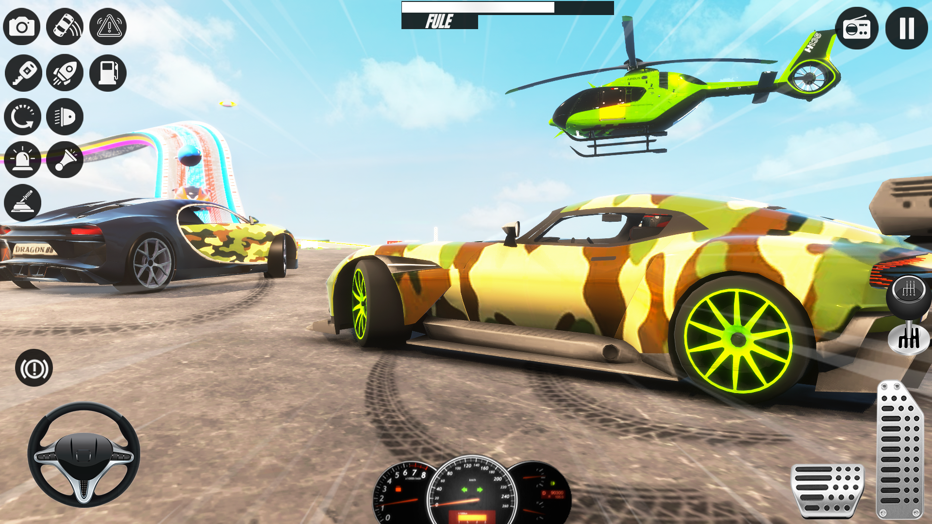 Screenshot of Army School Driving Car Games