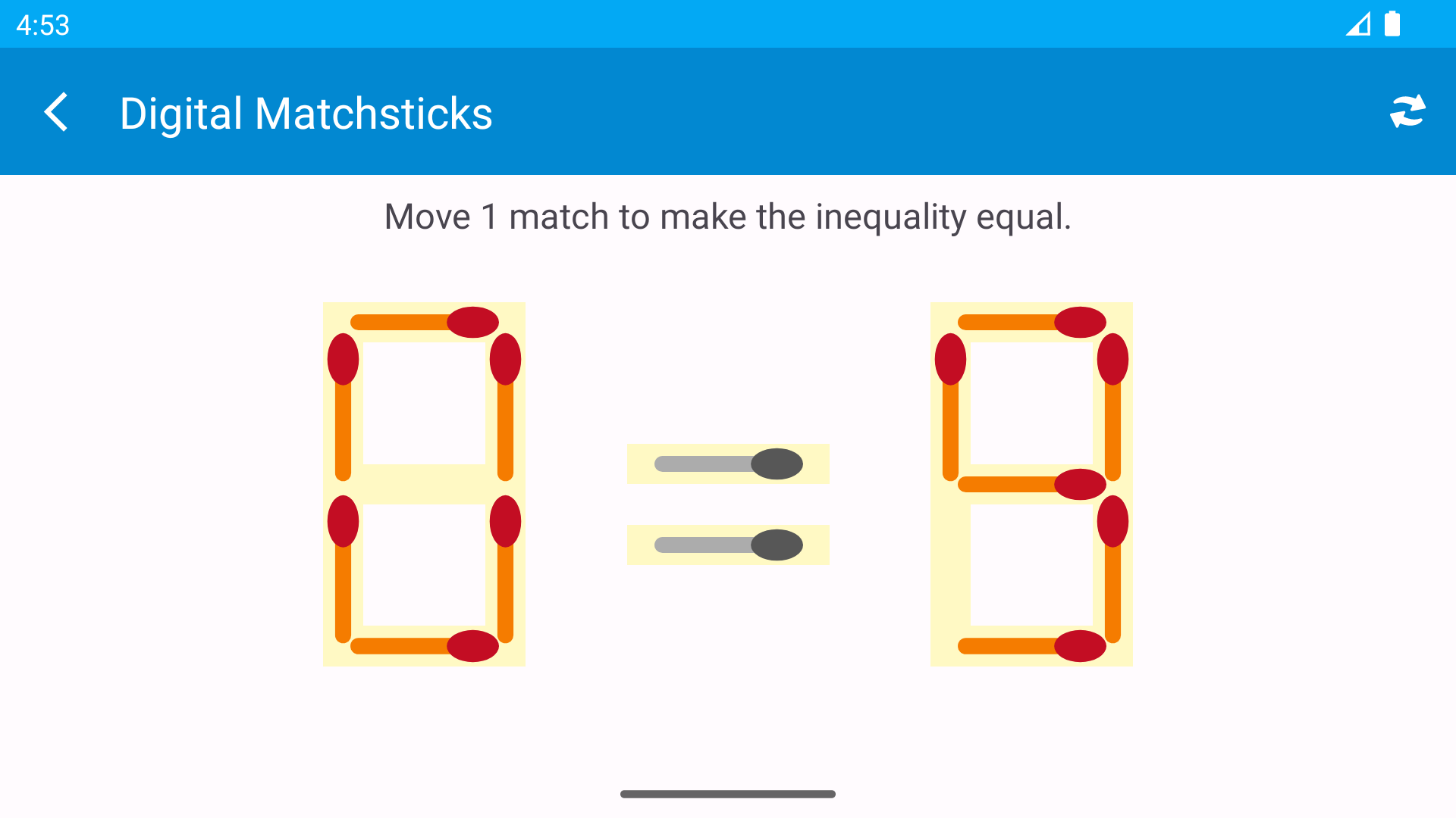 Digital Matchsticks Game Screenshot