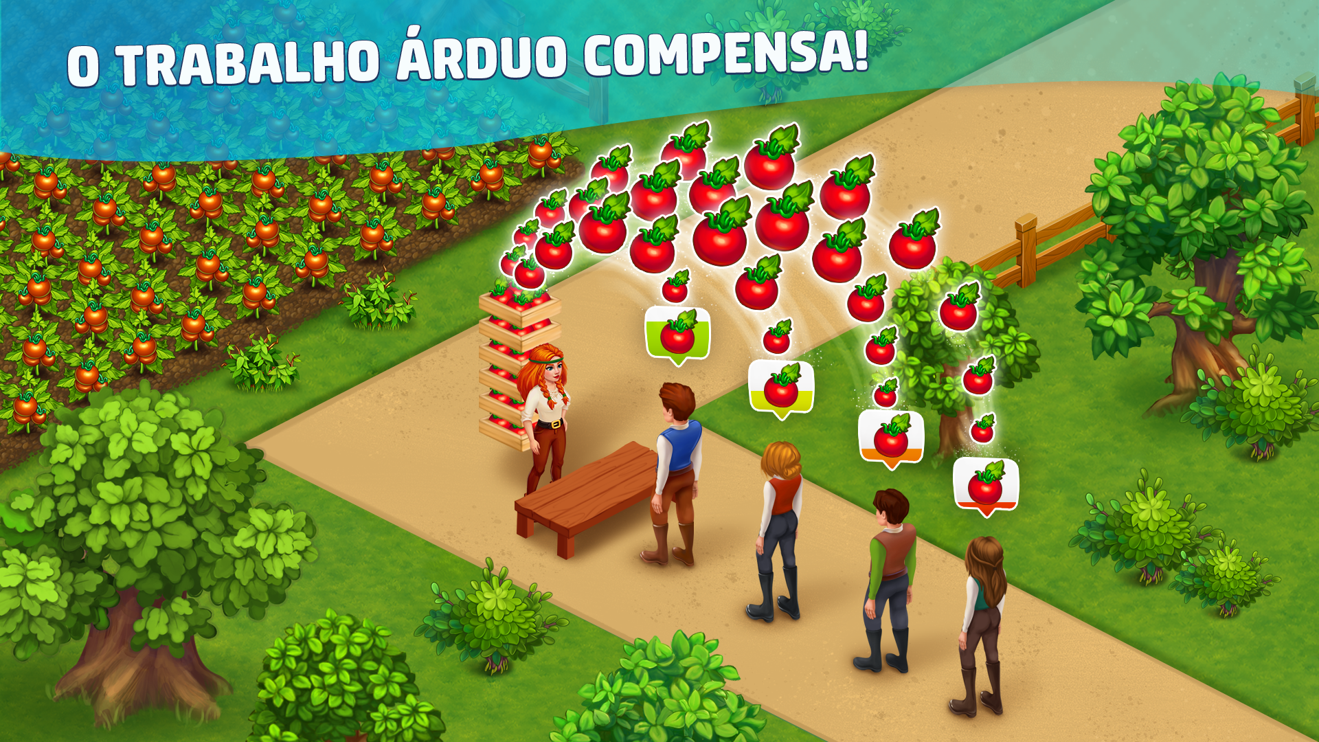 Captura de Tela do Jogo Harvest Land