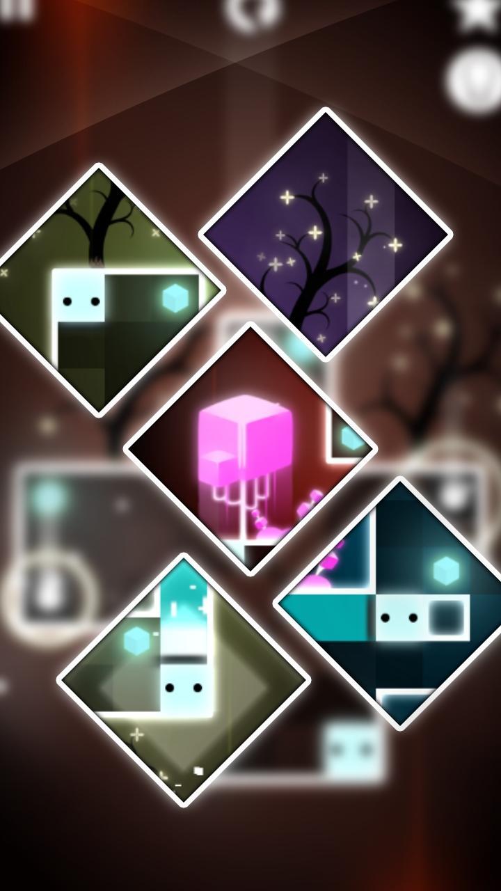 Smashy The Square : A world of dark and light Game Screenshot