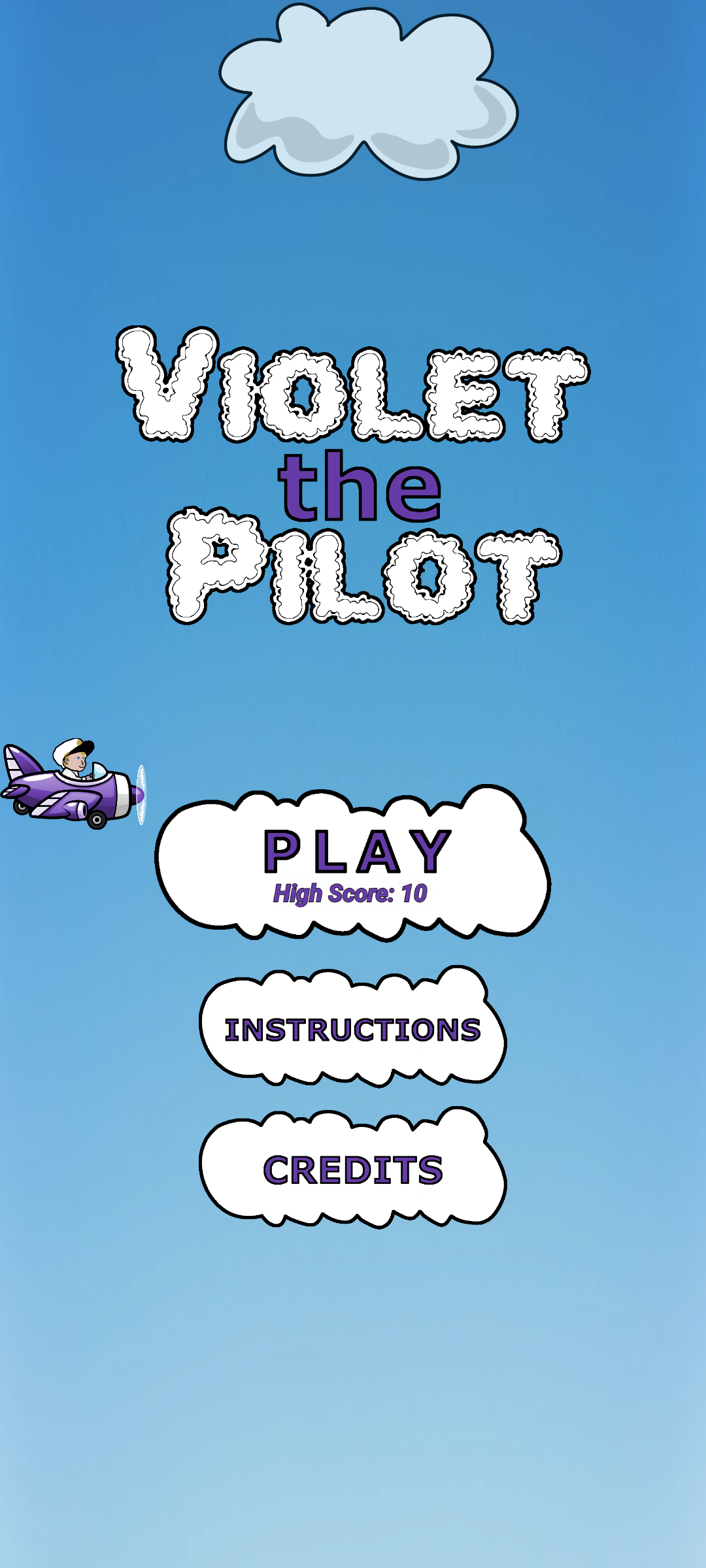 Violet the Pilot ゲームのスクリーンショット