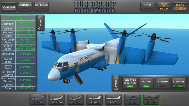 Screenshot 1 of เครื่องจำลองการบิน Turboprop 1.30.5
