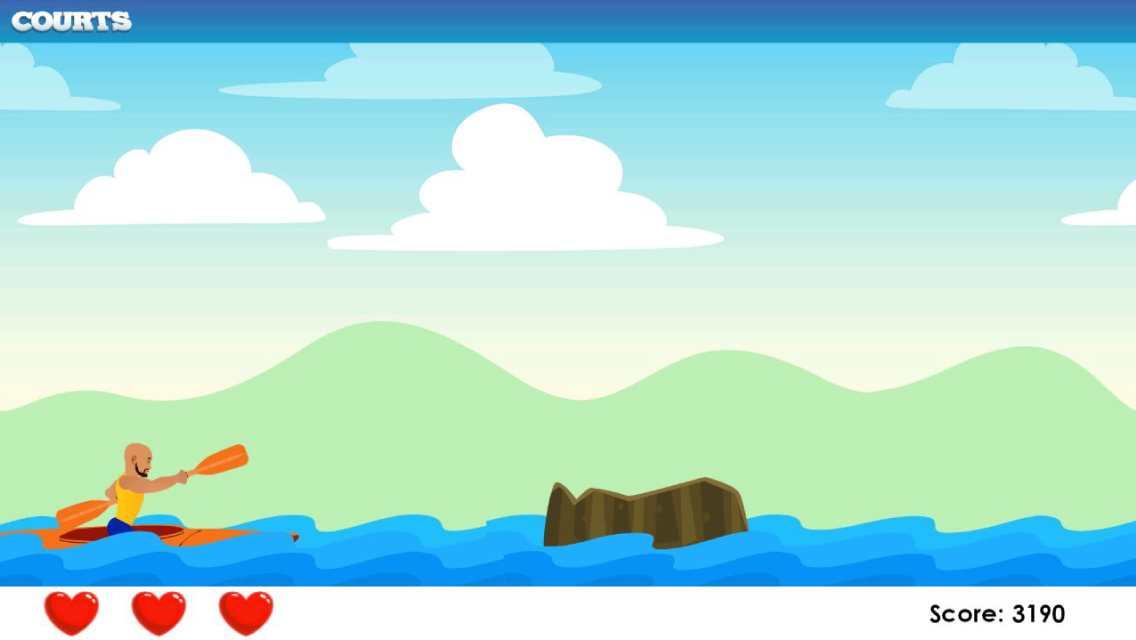 Courts - Digital Dash Game Screenshot