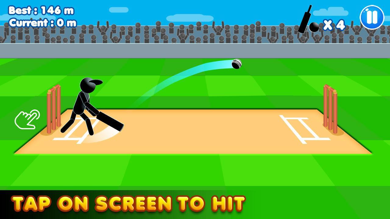 Stickman Cricket 18 - Super Strike League in Real Game Screenshot