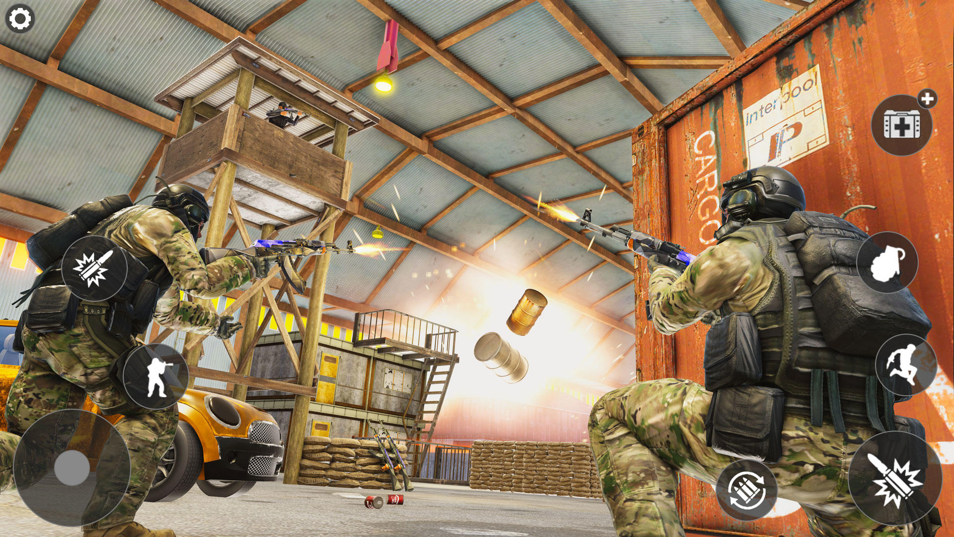 Screenshot of FPS Warzone Commando Gun Game