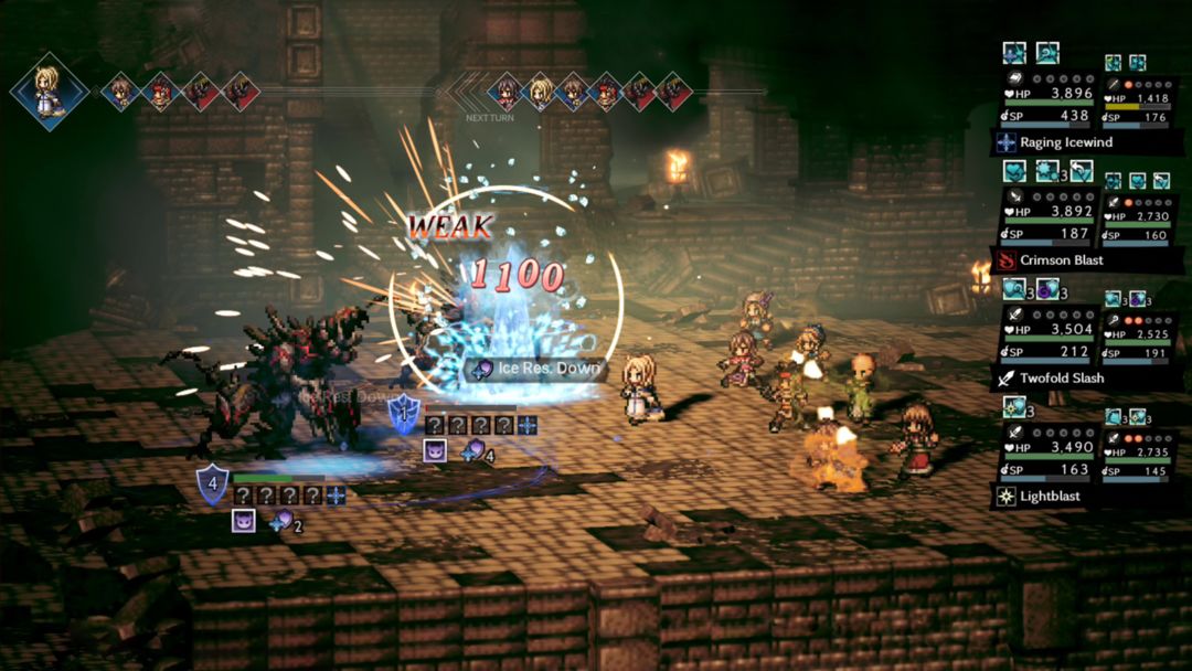 OCTOPATH TRAVELER: CotC 게임 스크린 샷