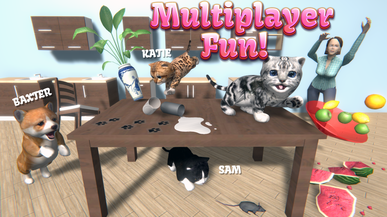 Screenshot 1 of 貓咪模擬器 - 和朋友們 Cat Simulator 5.4.1