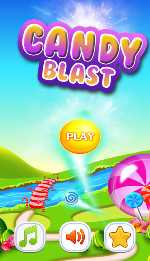 Candy Crunch ゲームのスクリーンショット
