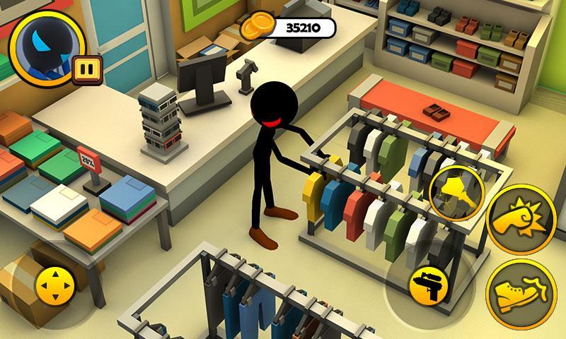 Stickman Dorm Exploration Esca Game Screenshot