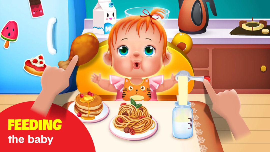 Screenshot of Baby care game for kids