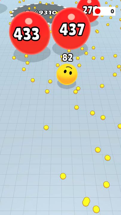 Captura de Tela do Jogo Growing Ball