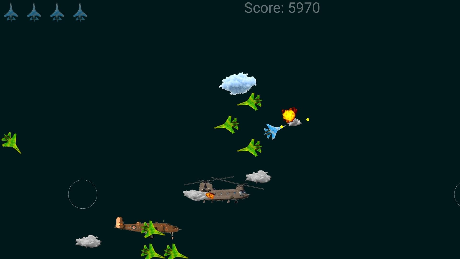 Bomber Pilot - Arcade Retro Game Screenshot