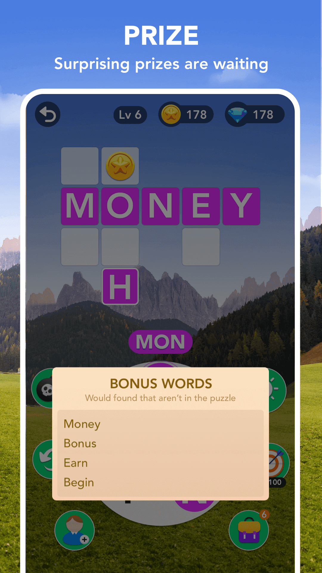 Wordy word - wordscape free & get relax遊戲截圖
