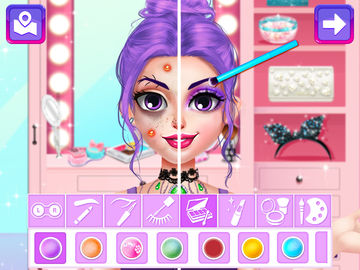 Cuplikan Layar Game Vampire Makeup Games for Girls