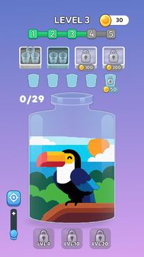 Sand Bottle Art Game Screenshot