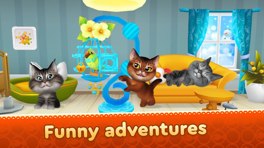 Happy Kitties ภาพหน้าจอเกม