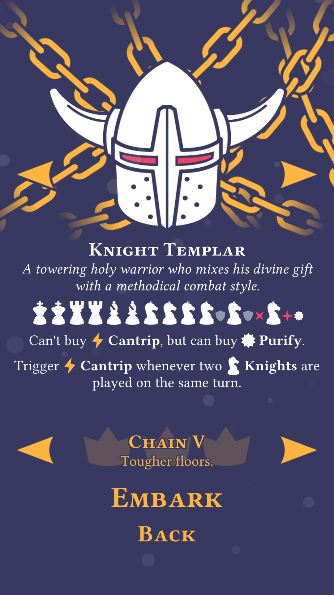 Pawnbarian: a Puzzle Roguelike Game Screenshot