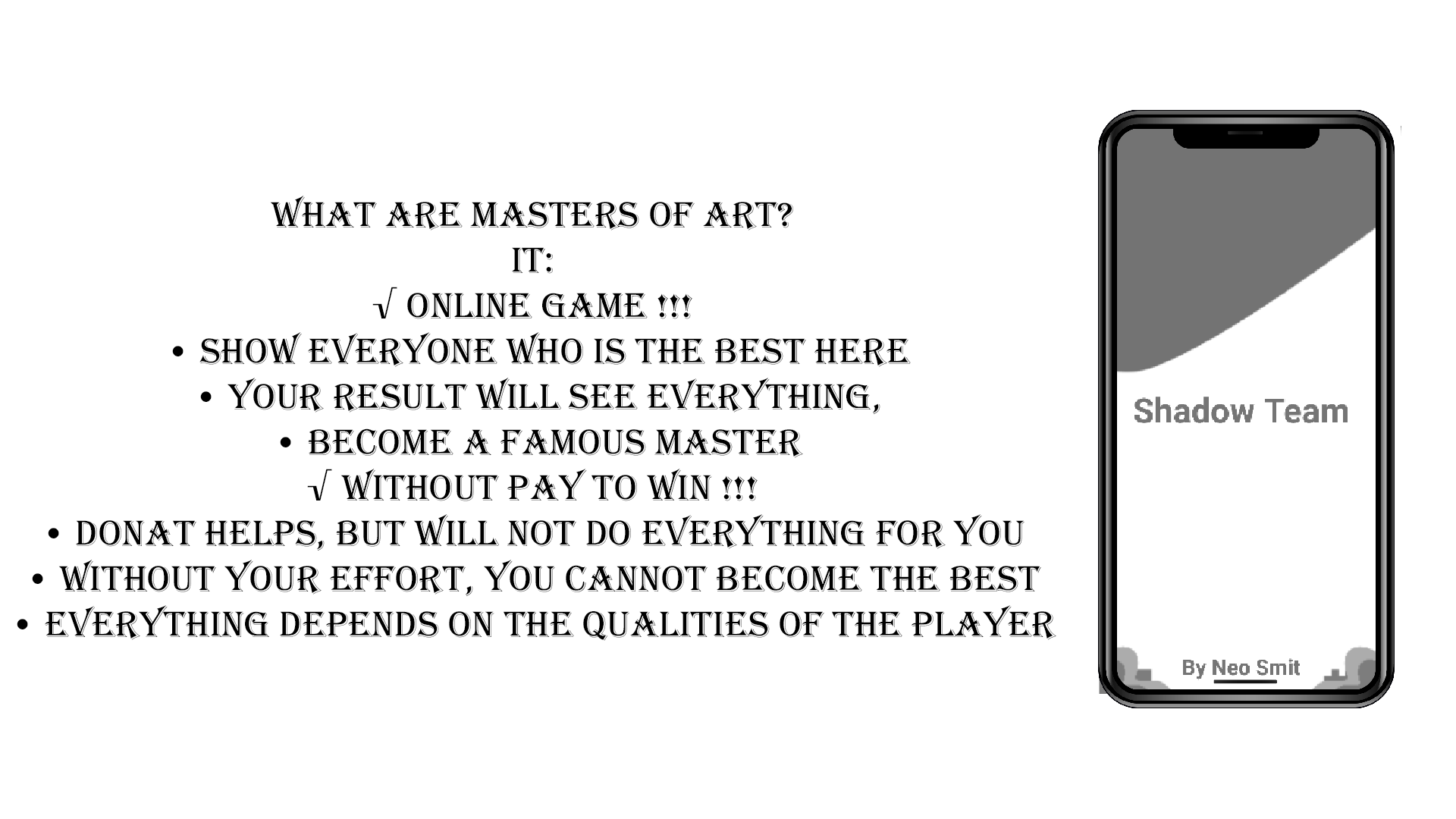 Masters Of Art Online ภาพหน้าจอเกม