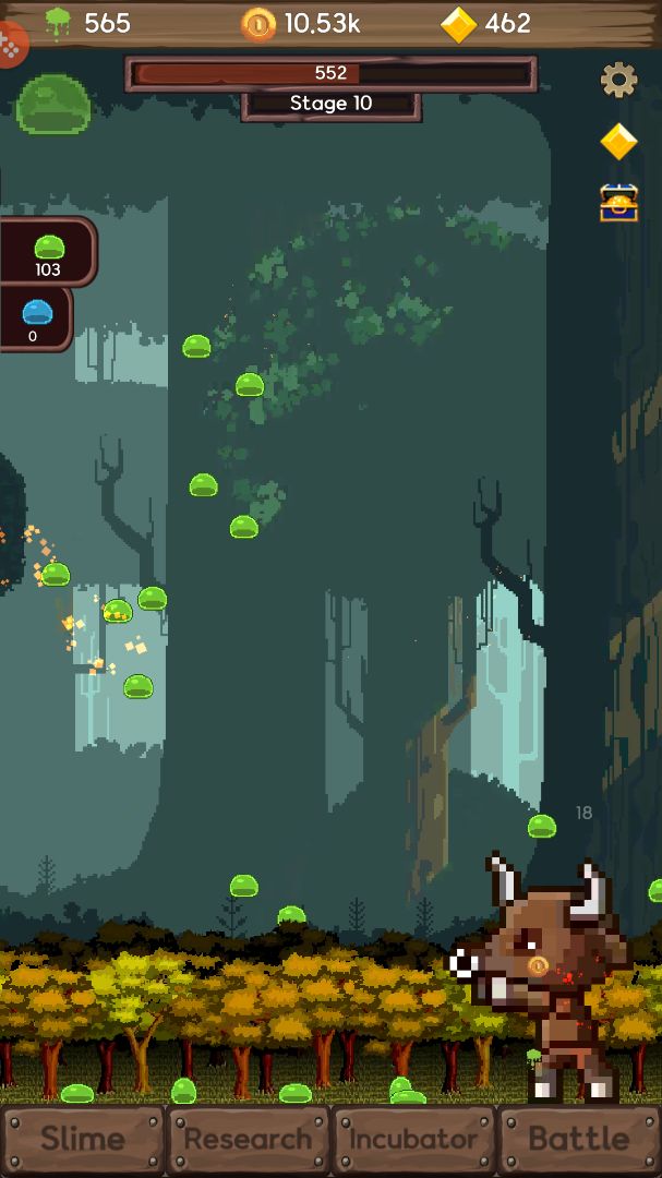 Screenshot of Save the slime forest!