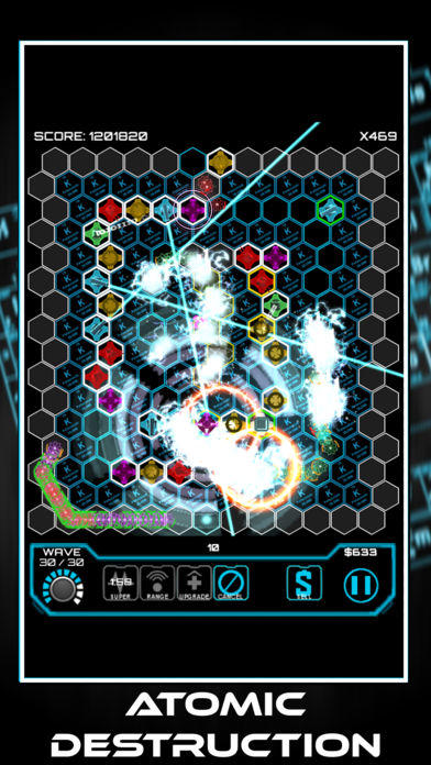 Particle Shield Game Screenshot
