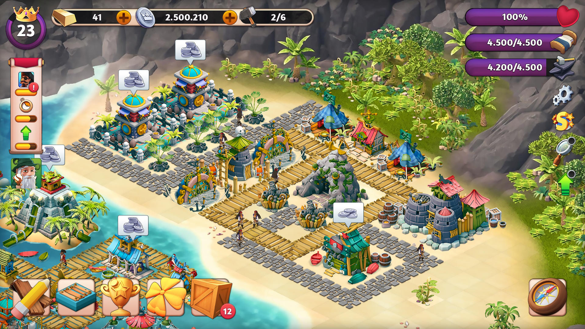 Screenshot 1 of Fantasy Island Sim- ပျော်စရာသစ်တော 2.16.2