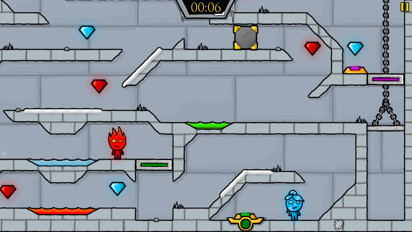Screenshot of Fireboy & Watergirl: Ice