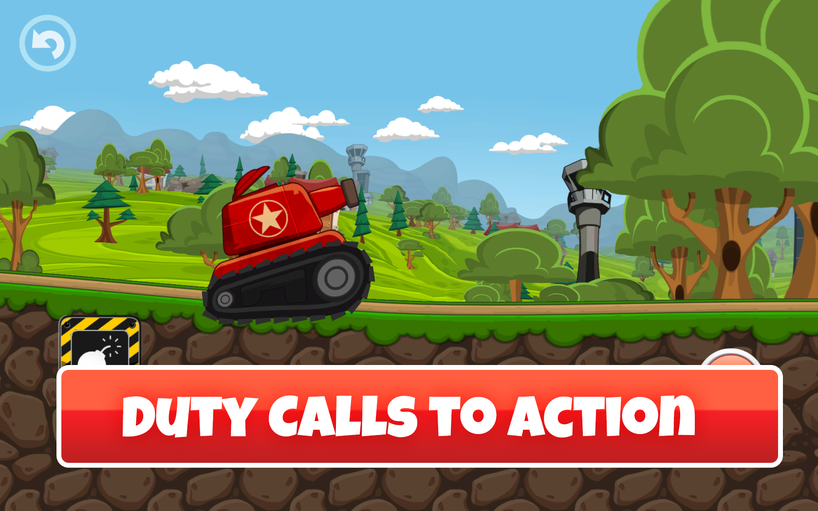 Mini Tanks World War Hero Race Game Screenshot