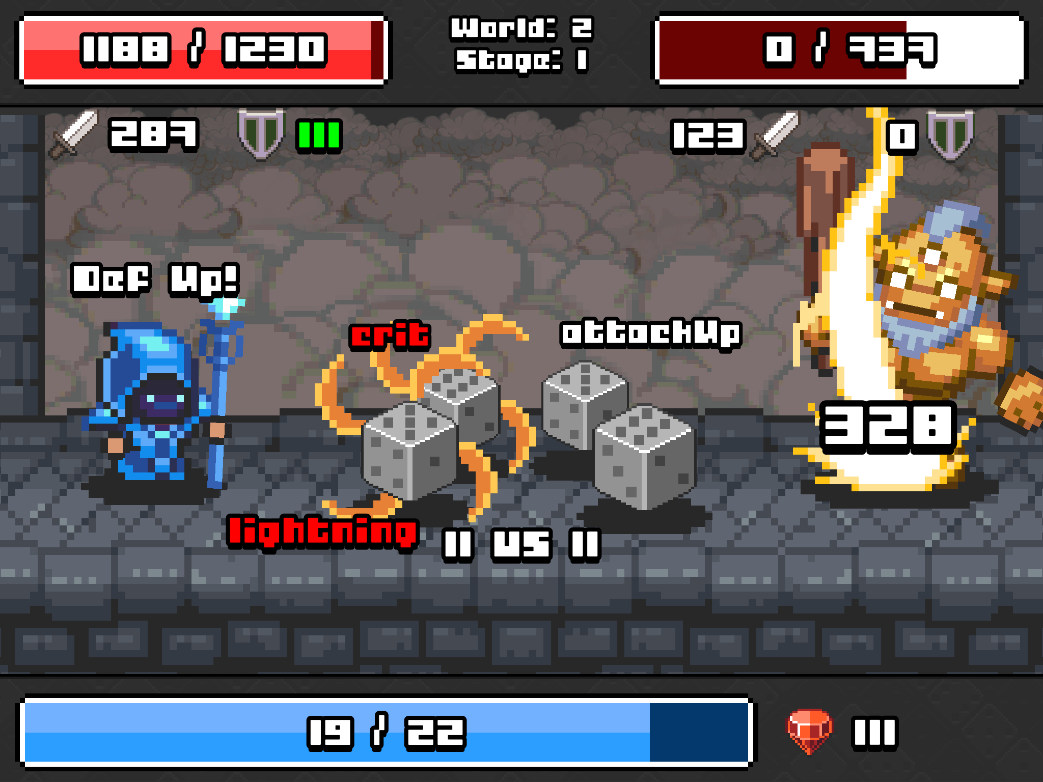 Dice Mage ゲームのスクリーンショット