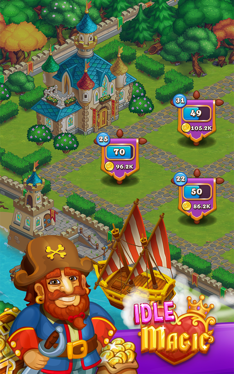 Idle Magic -  Click Away City 遊戲截圖