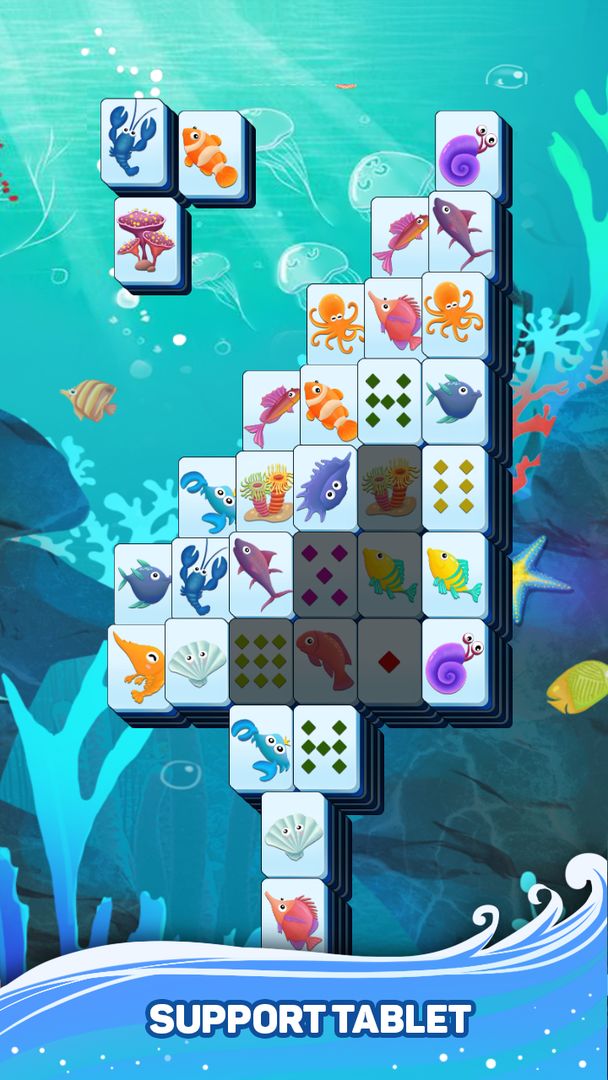 Screenshot of Mahjong Ocean